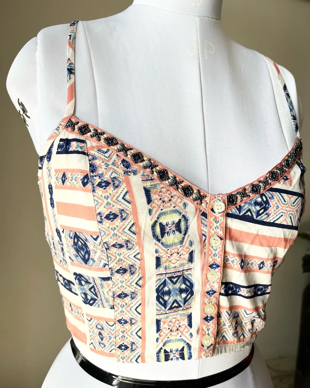Boho printed top  thumbnail view 4