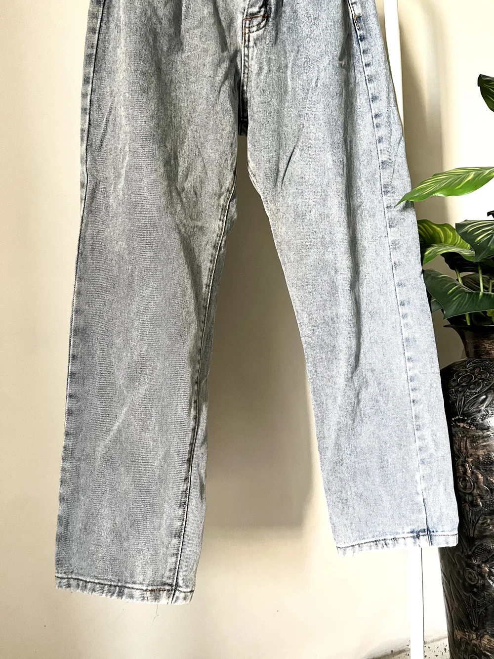 Dark shade highwaist denim  thumbnail view 4