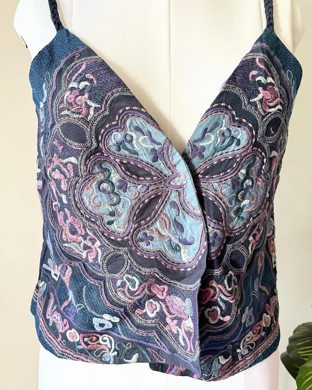Embroidered vest top  thumbnail view 5