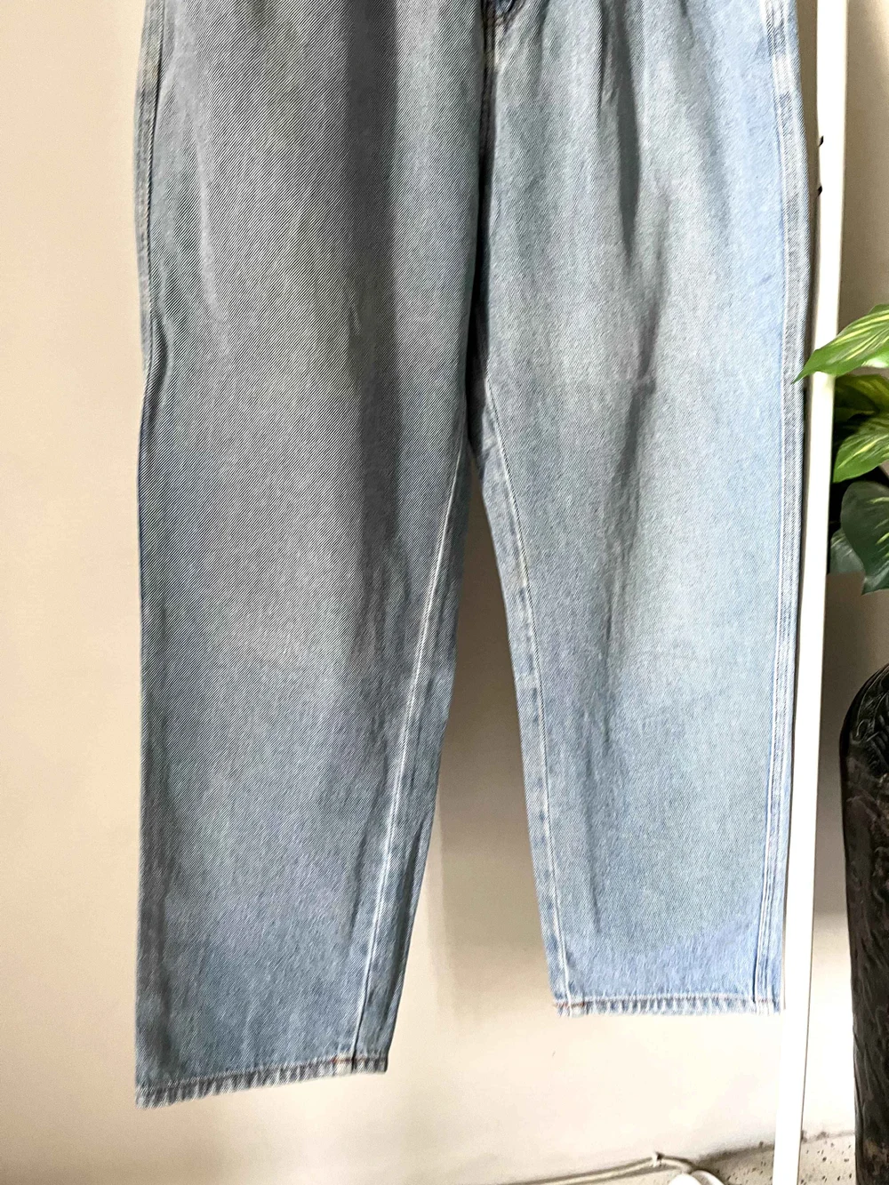 Blue superhighwaist Denim thumbnail view 4