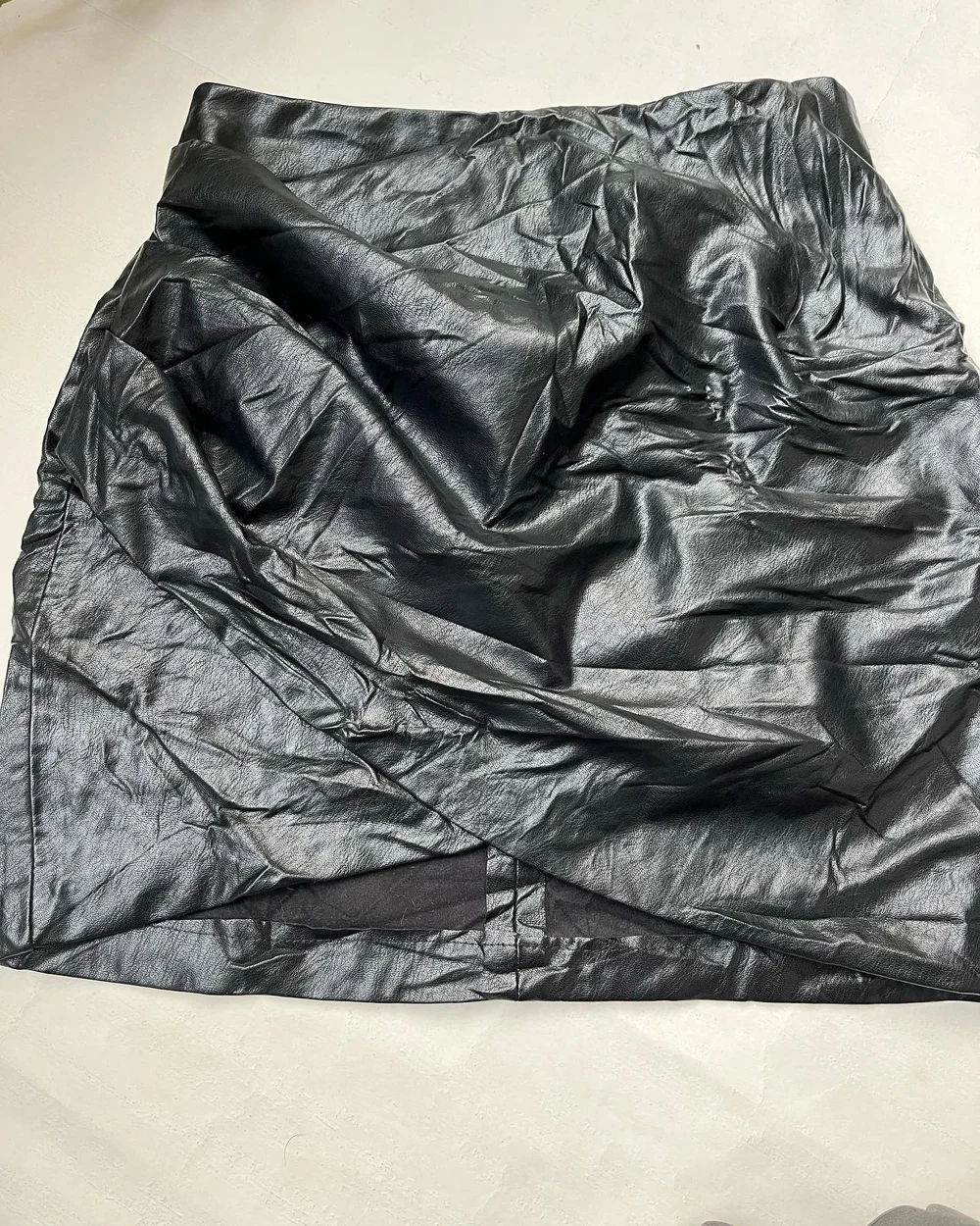 Tulip leather skirt  thumbnail view 2