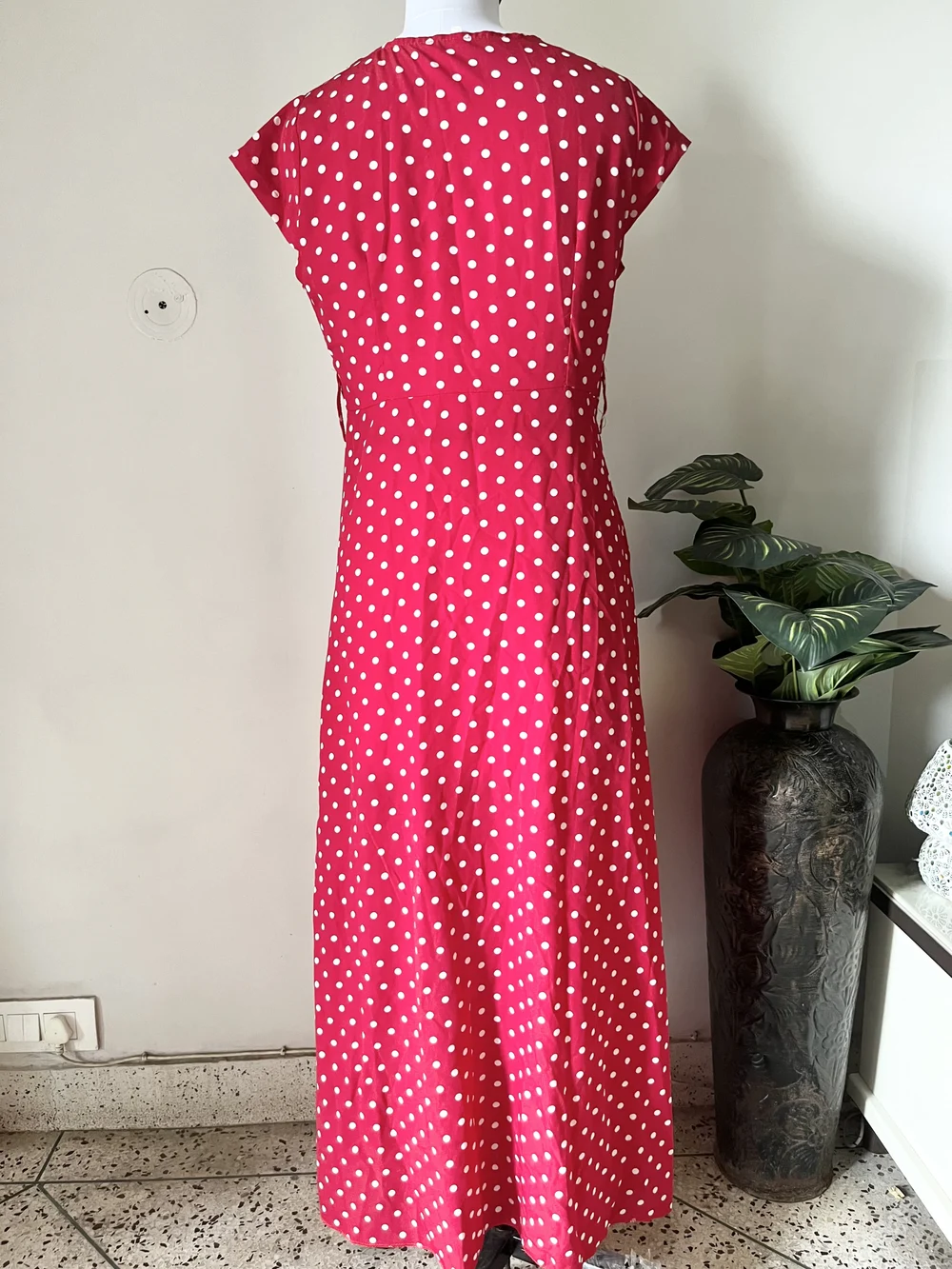 Polka dot maxi dress  thumbnail view 4