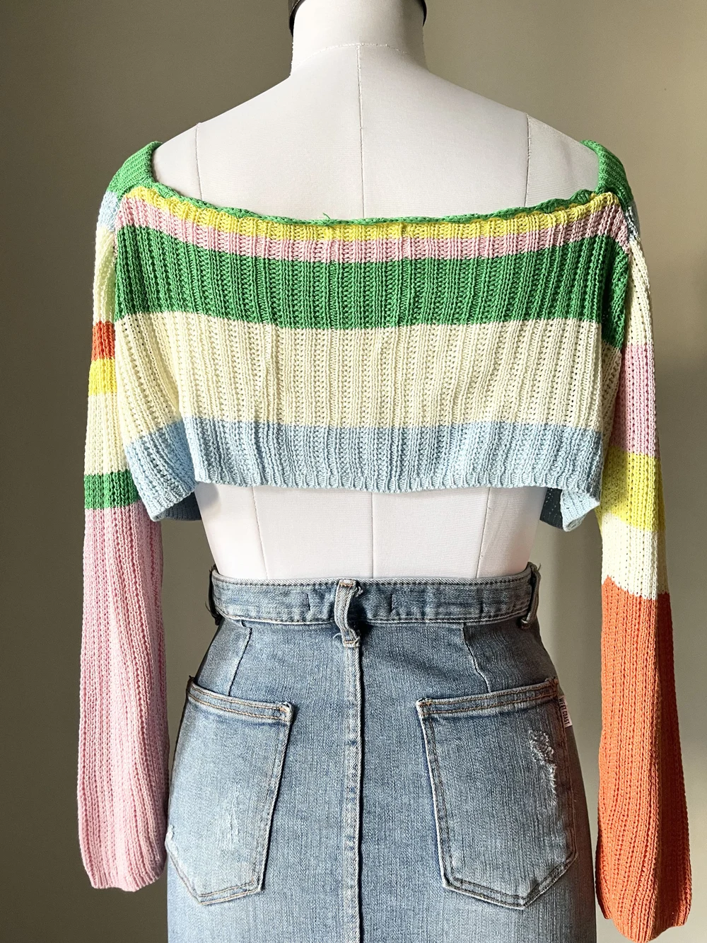 Multicolored rib top  thumbnail view 3