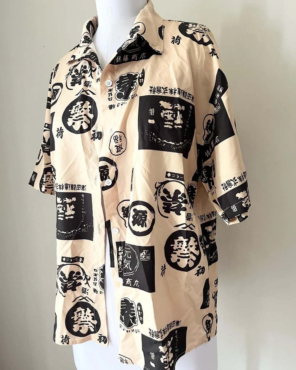 Korean print shirt (unisex) thumbnail view 3