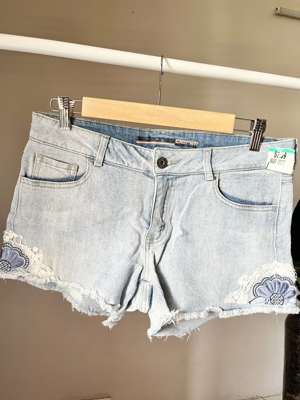 Patchwork Denim shorts thumbnail view 3