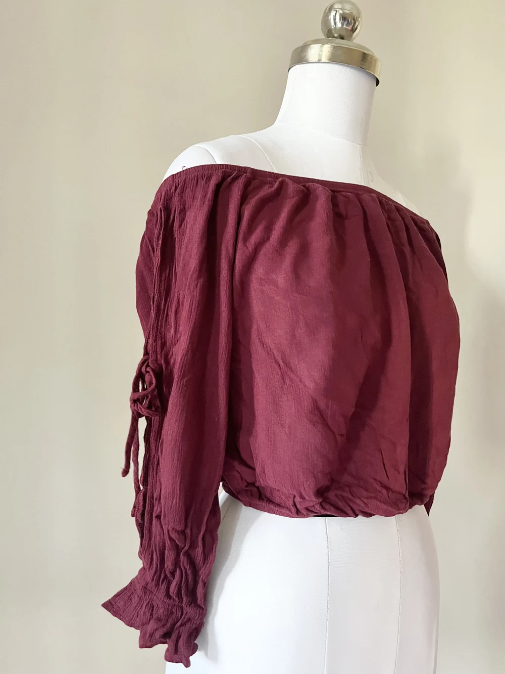 Off shoulder slit sleeves top  thumbnail view 5