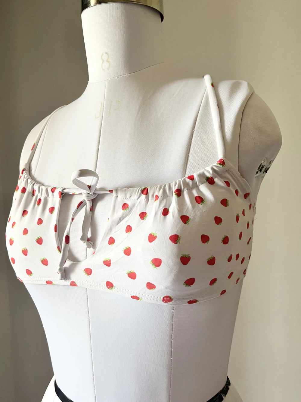 Strawberry print bikini top  thumbnail view 2