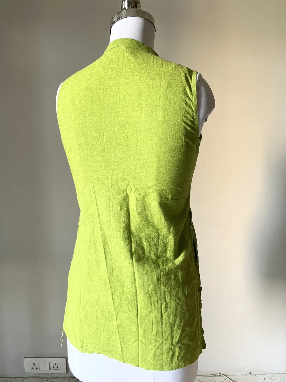 Mint green kurti thumbnail view 4