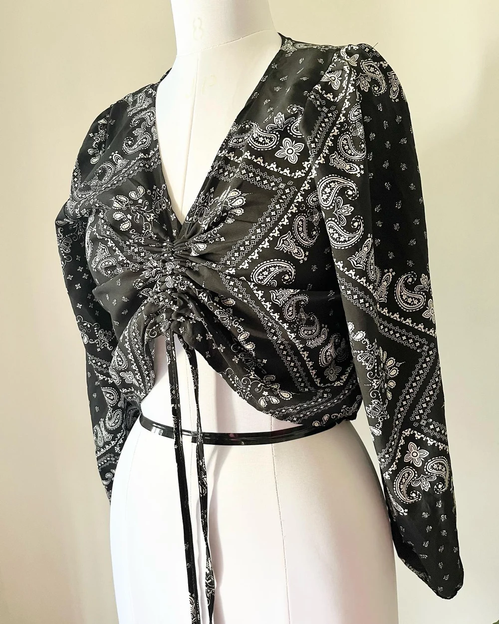 Paisley print top  thumbnail view 5