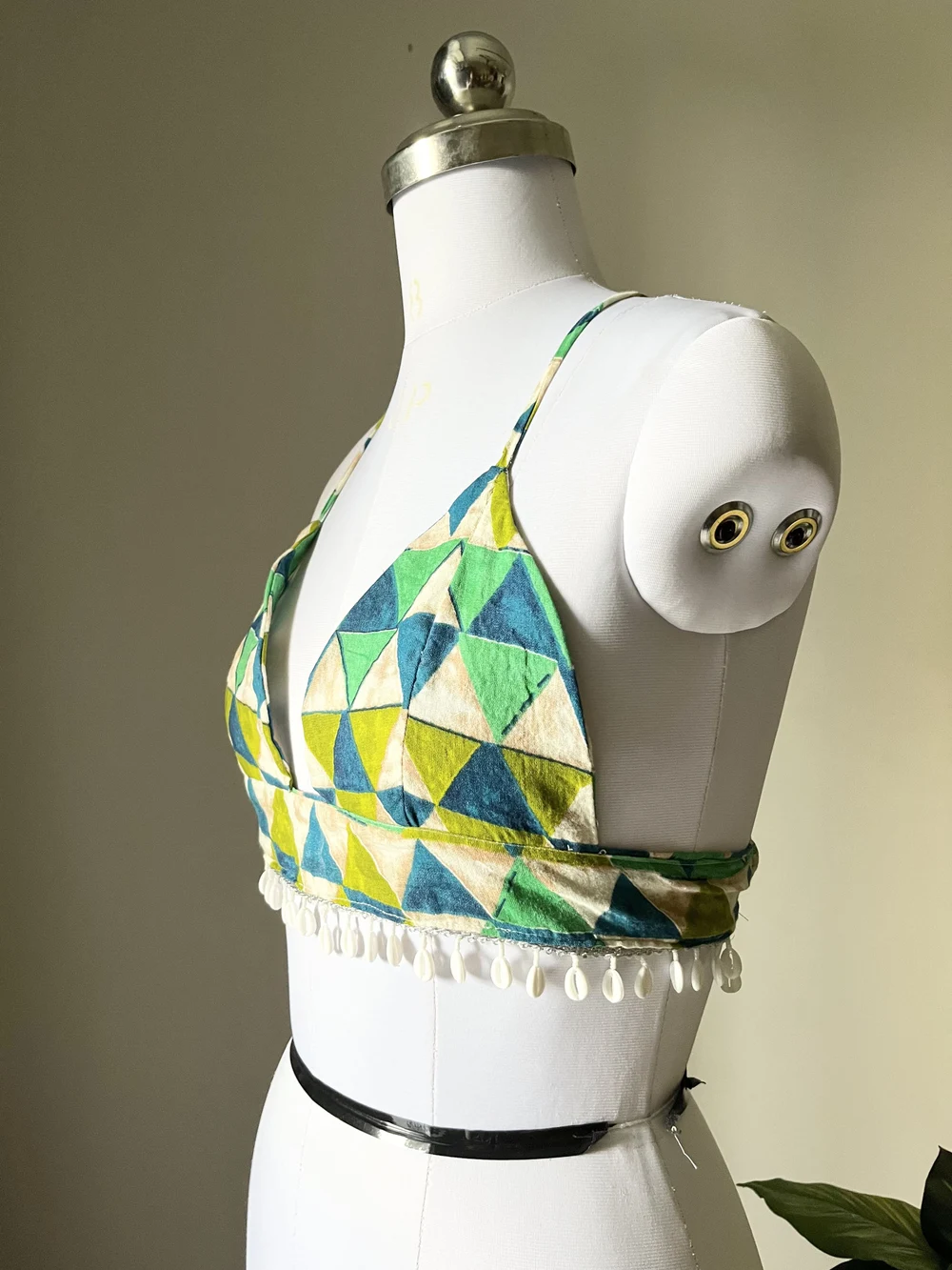 Aztec print brallet top thumbnail view 4