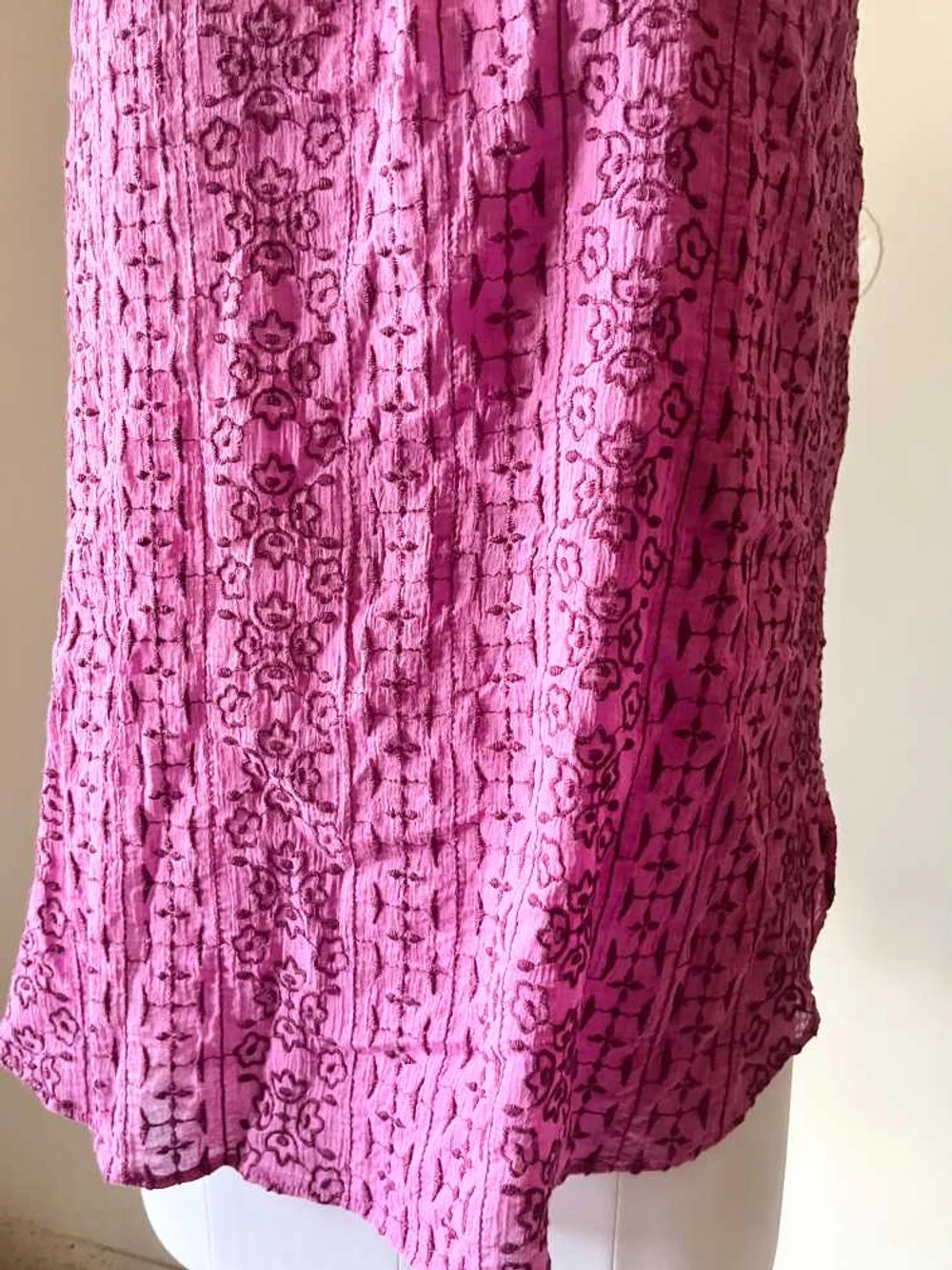Embroided purple top thumbnail view 4