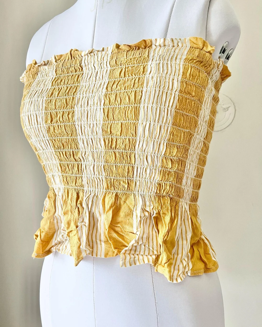 Yellow tube top  thumbnail view 2