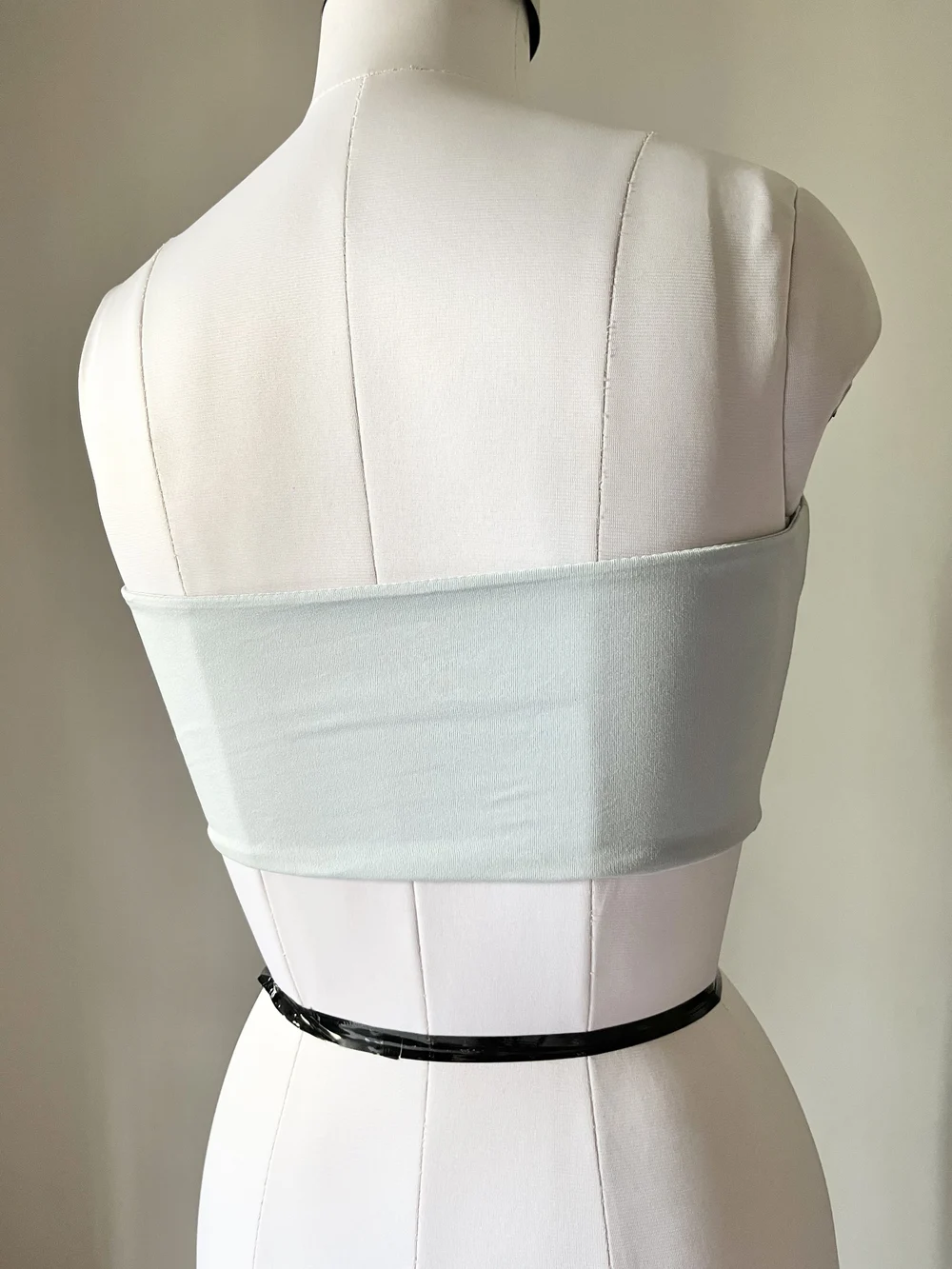 Powdered blue corset top thumbnail view 3