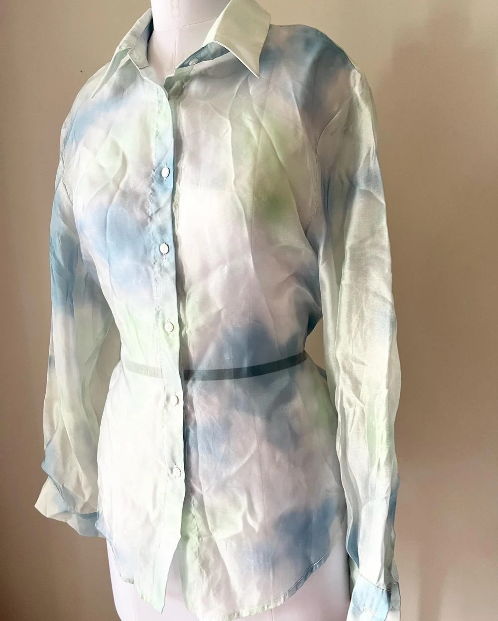 Tie-dye Organza shirt  thumbnail view 2