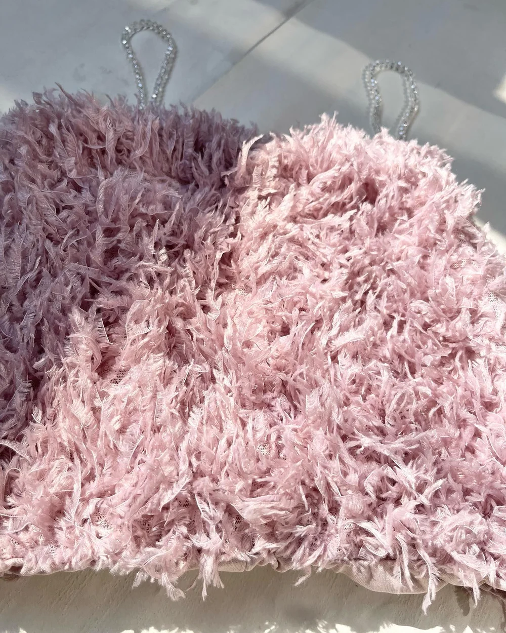 Pink Fur top  thumbnail view 2