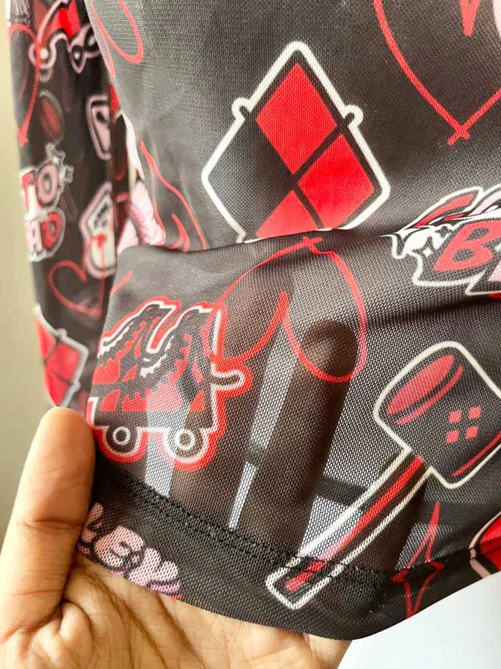 Printed Mesh top thumbnail view 4