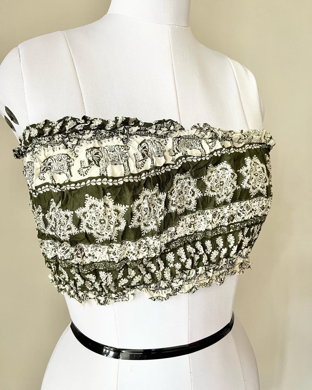 Printed tube top  thumbnail view 2