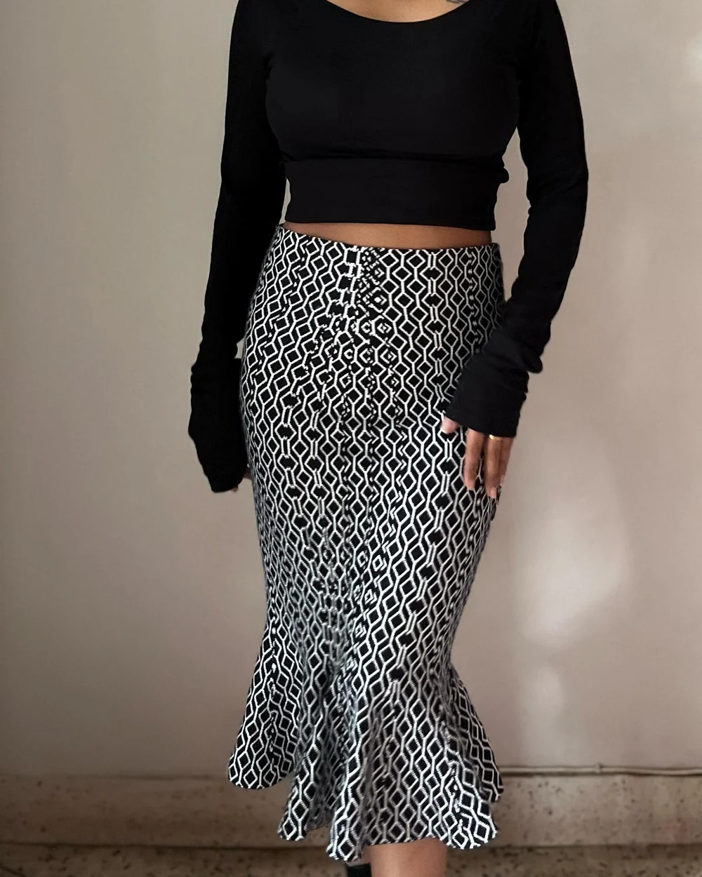 Printed skirt  thumbnail view 2