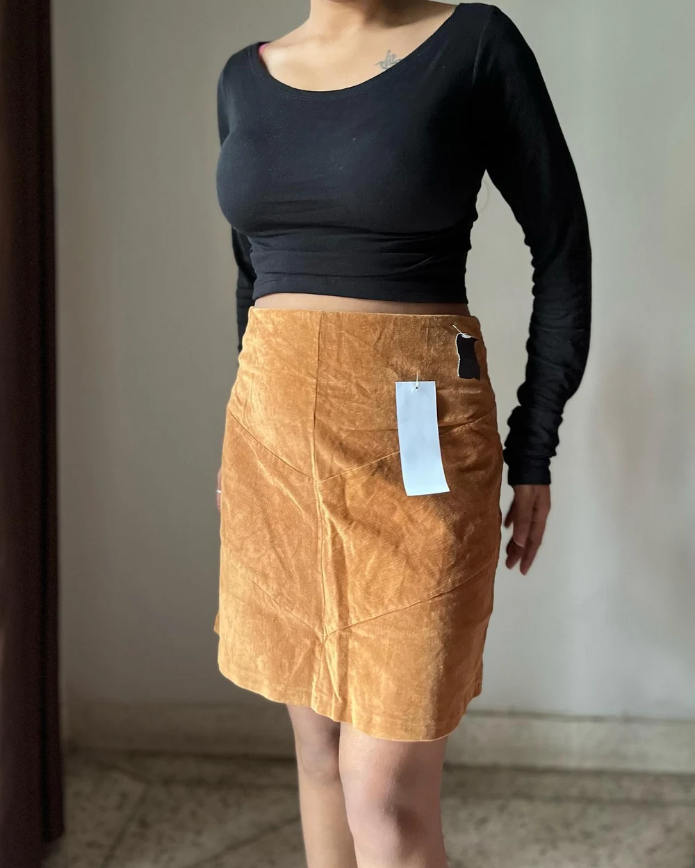 Mustard skirt  thumbnail view 2