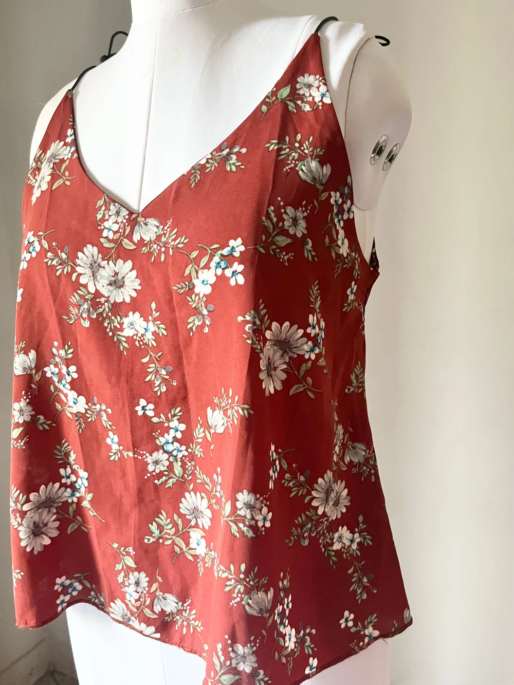 Floral rust top  thumbnail view 2