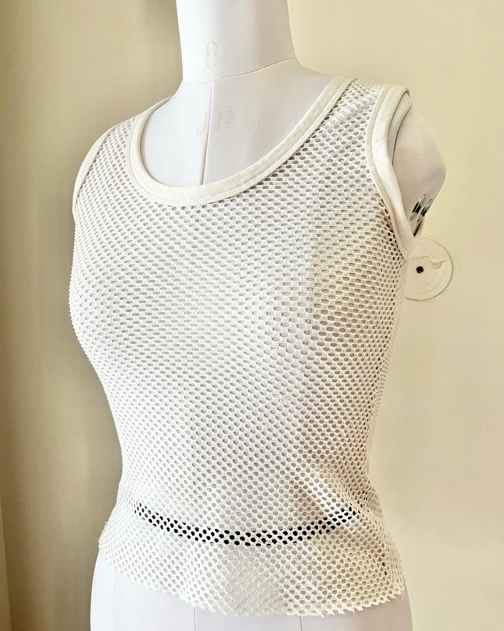 White mesh top  thumbnail view 4