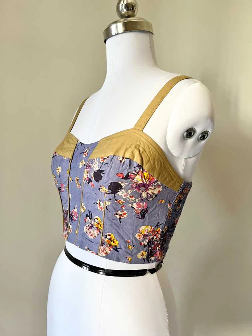 Printed corset top  thumbnail view 5