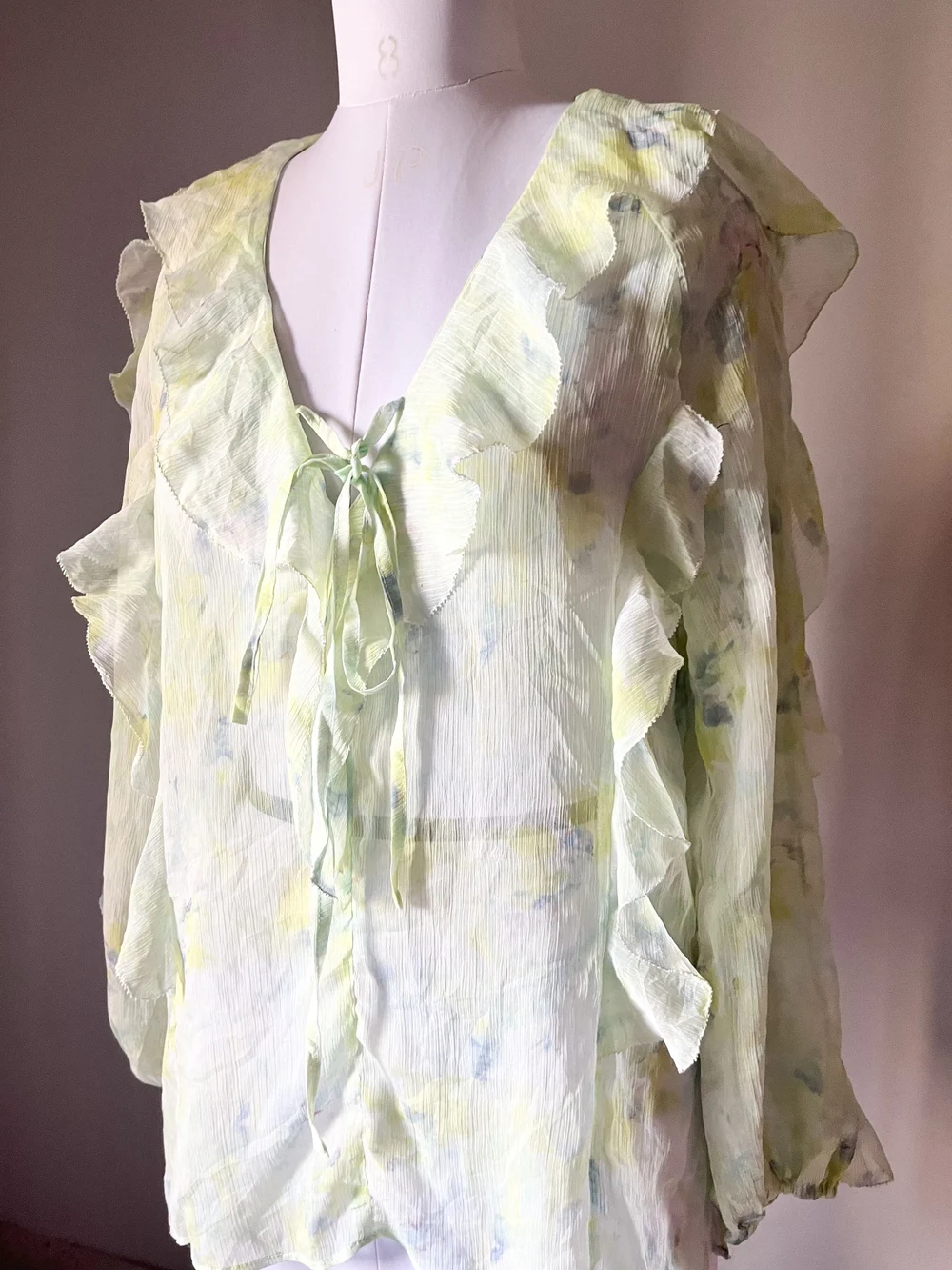 Tie-dye sheer top  thumbnail view 2
