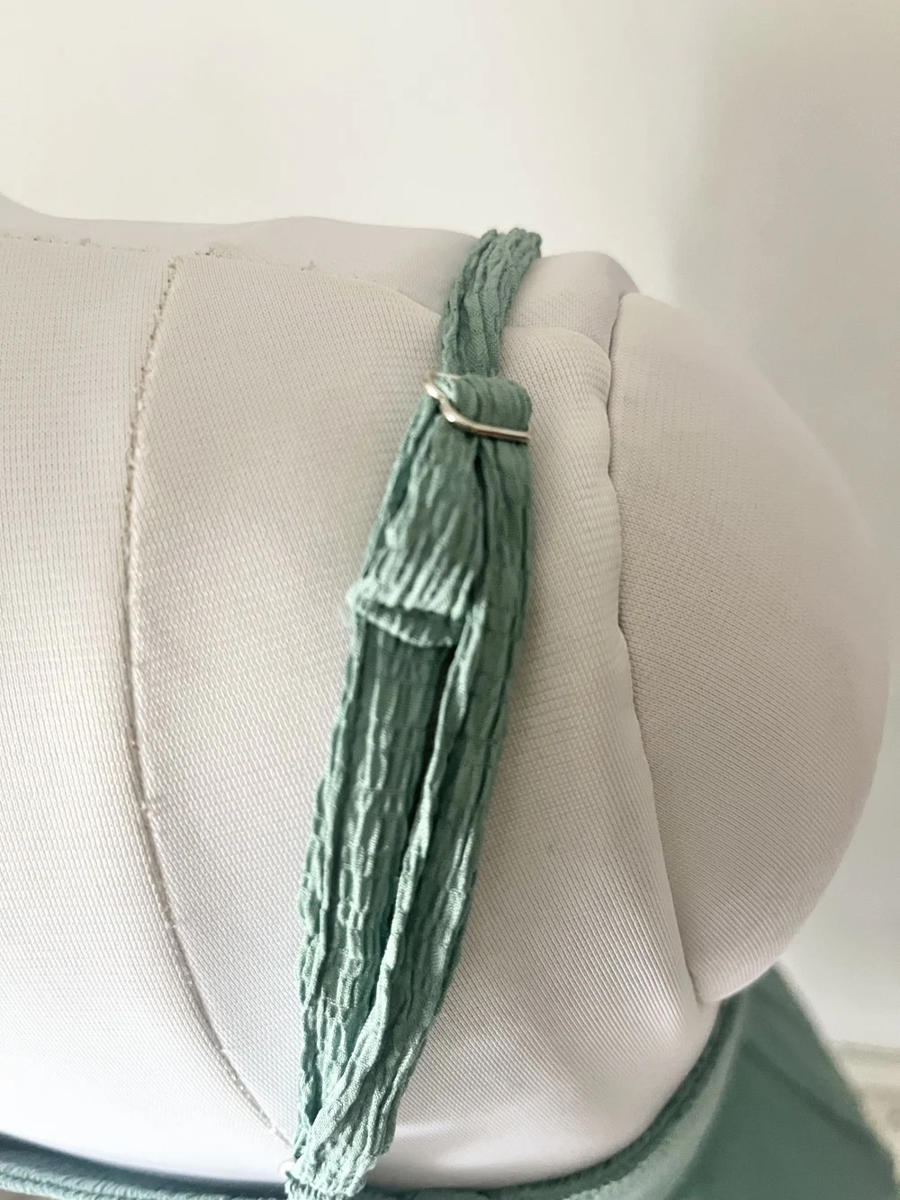 Beachy green solid dress thumbnail view 2