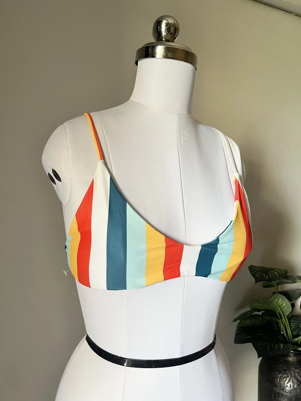 Multicolored bikini top thumbnail view 3