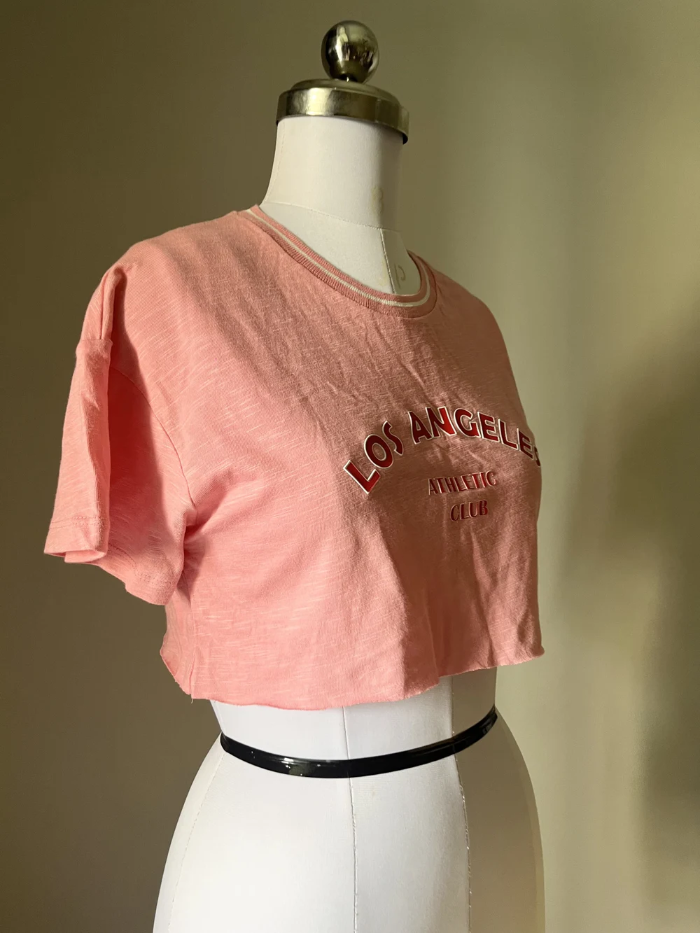 Pink baby tee thumbnail view 4