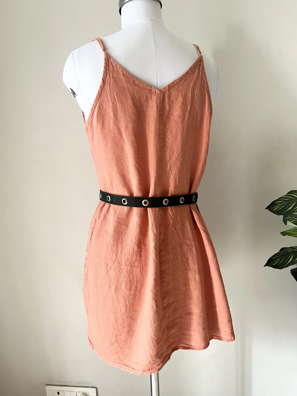 Burnt orange dress thumbnail view 2