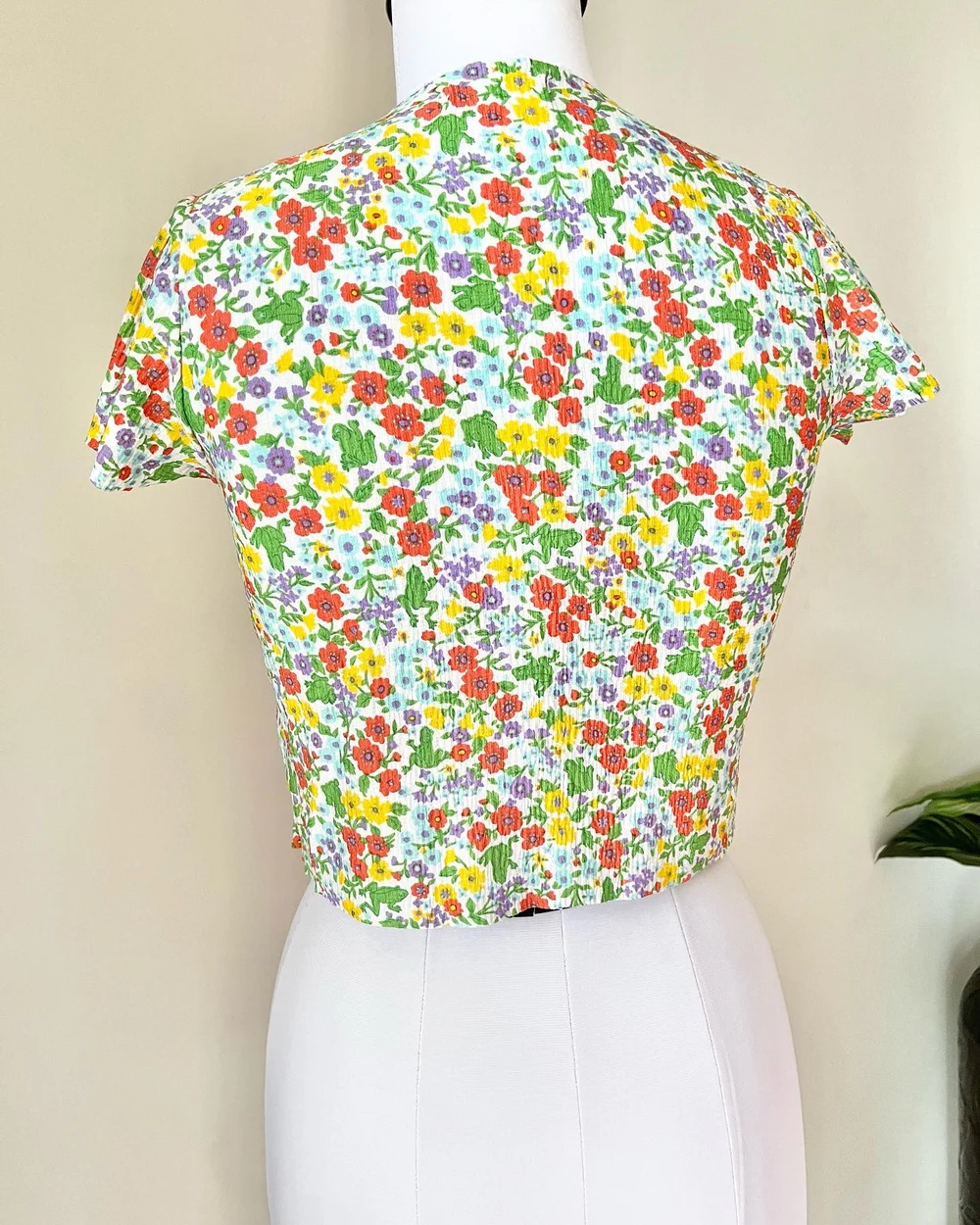 Floral Korean tee  thumbnail view 2