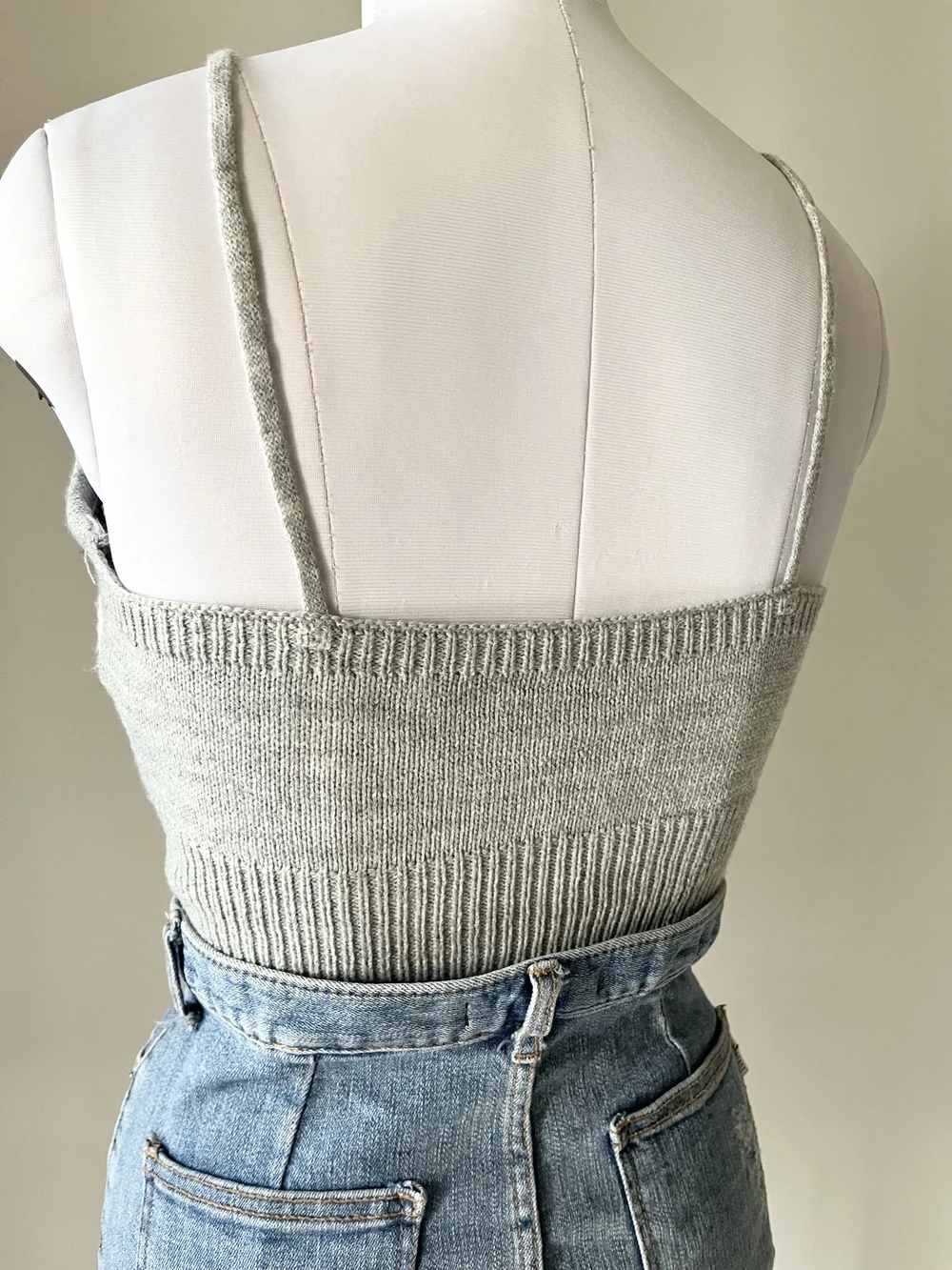 Checkered sweater top  thumbnail view 3