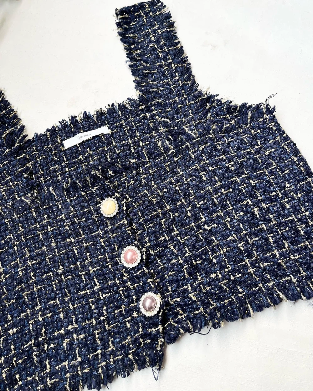 Korean tweed top  thumbnail view 4
