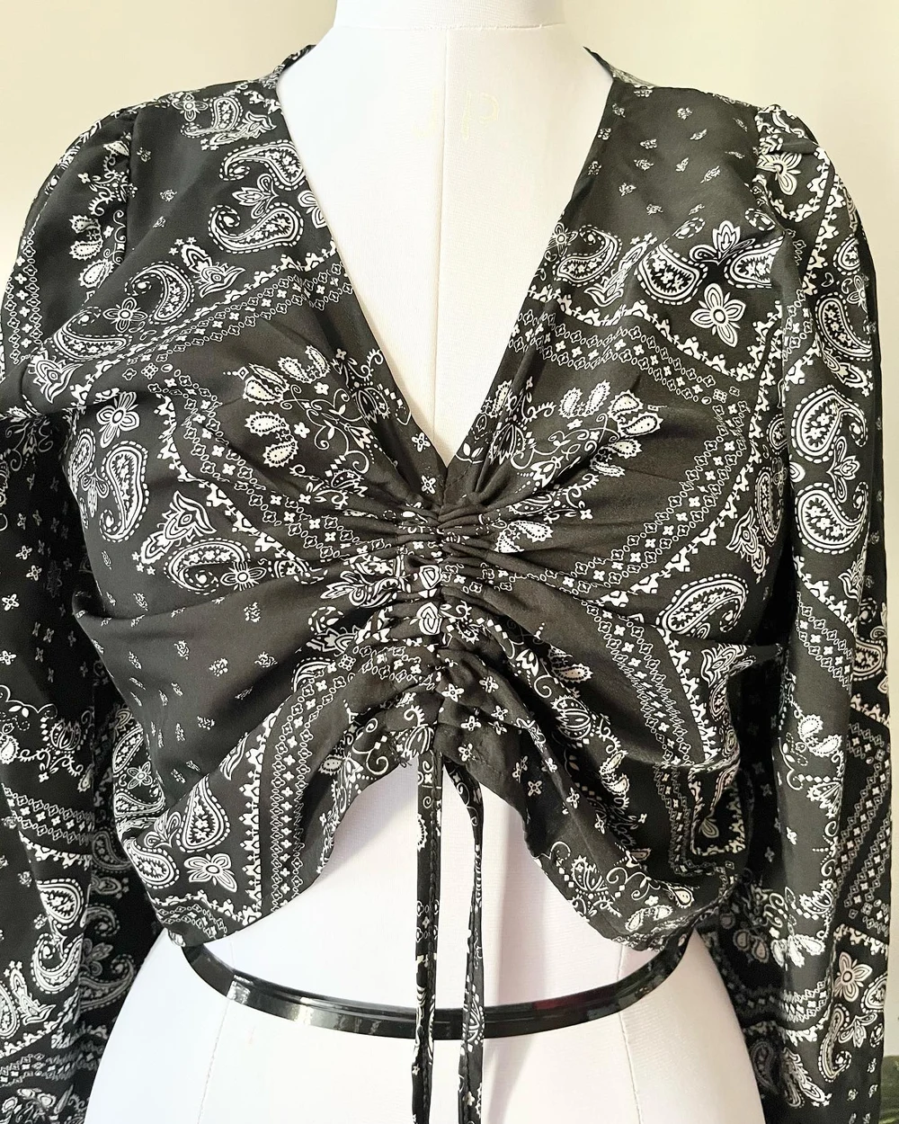 Paisley print top  thumbnail view 4