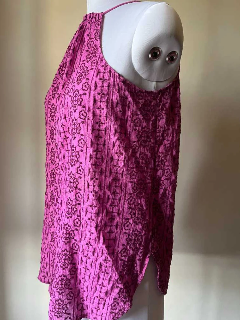 Embroided purple top thumbnail view 5