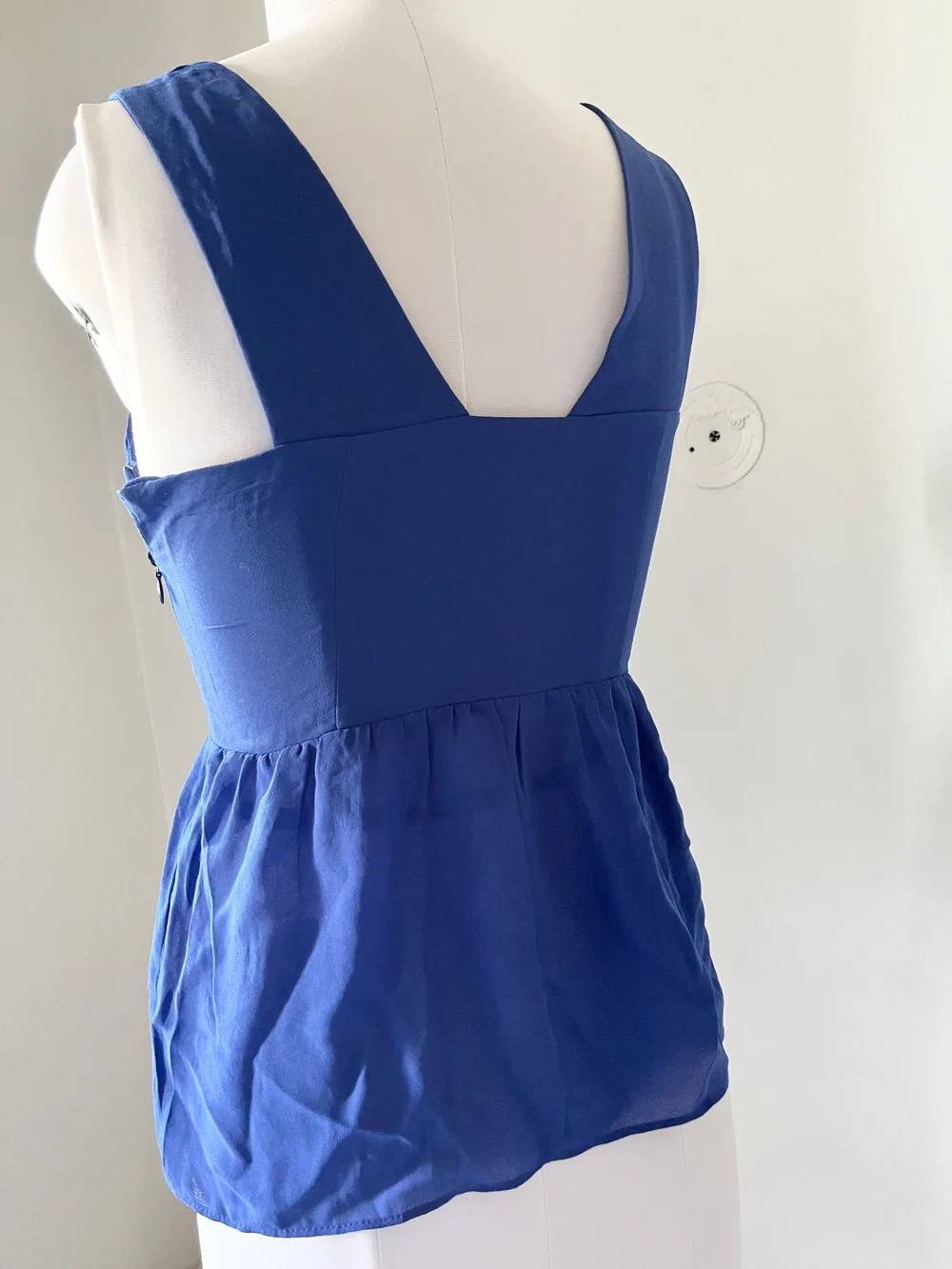Electric blue top thumbnail view 4