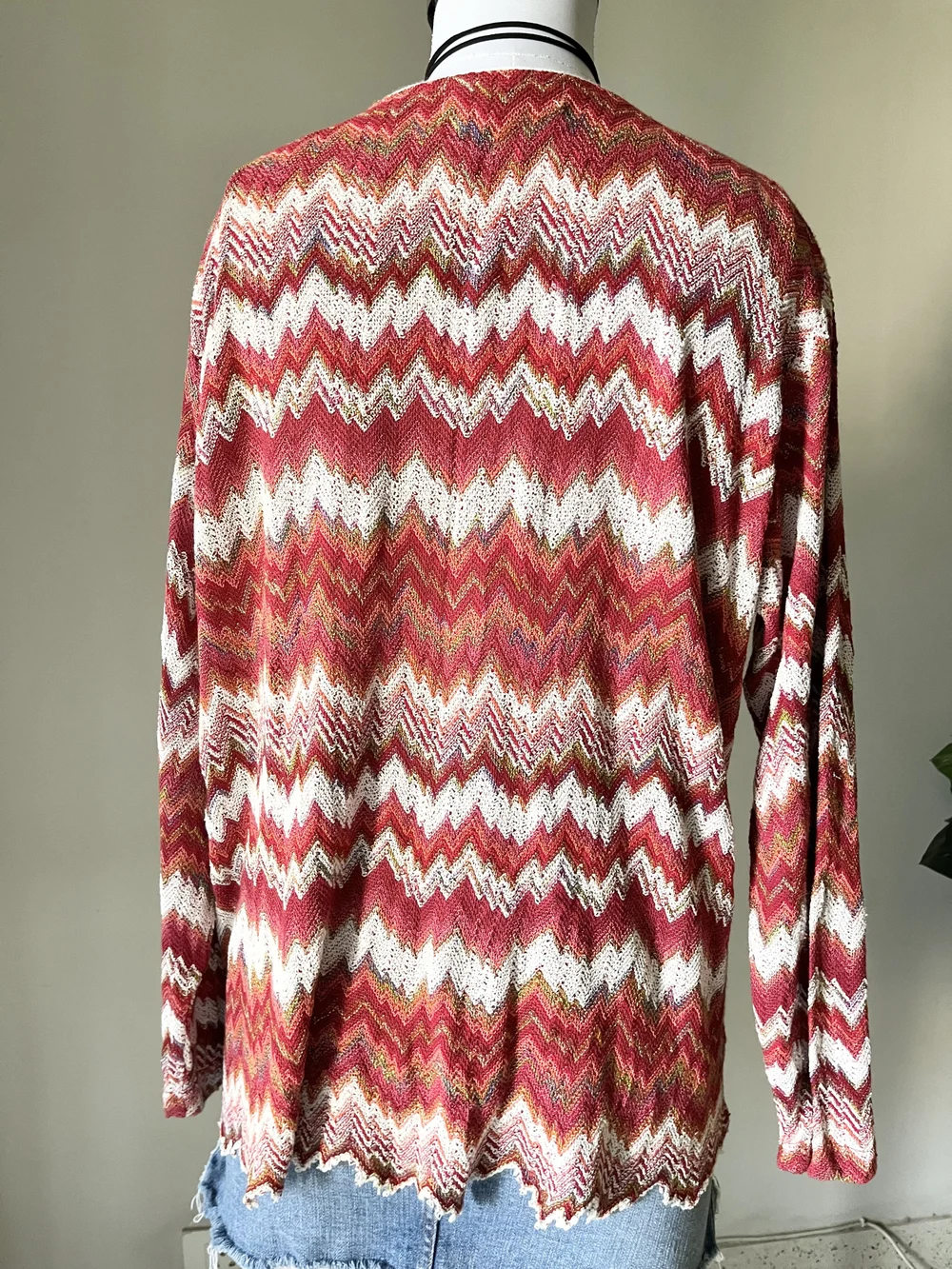 Multicolored crochet shrug  thumbnail view 4