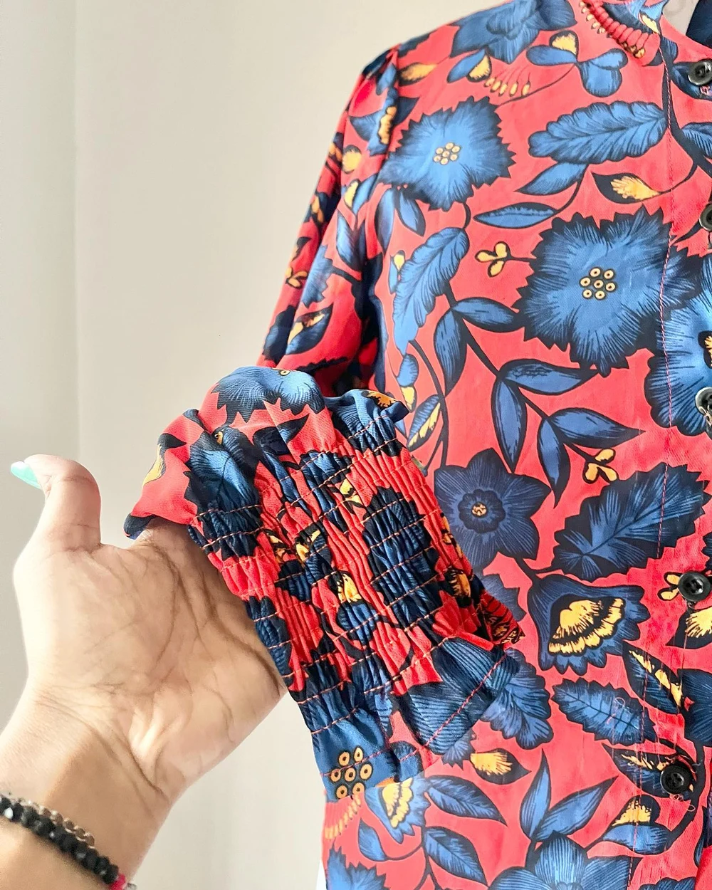Floral Printed shirt thumbnail view 2