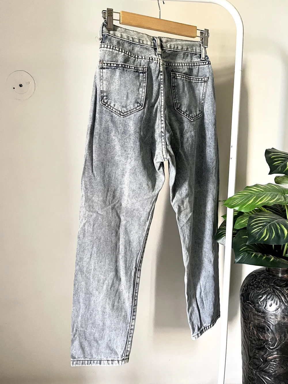 Dark shade highwaist denim  thumbnail view 2
