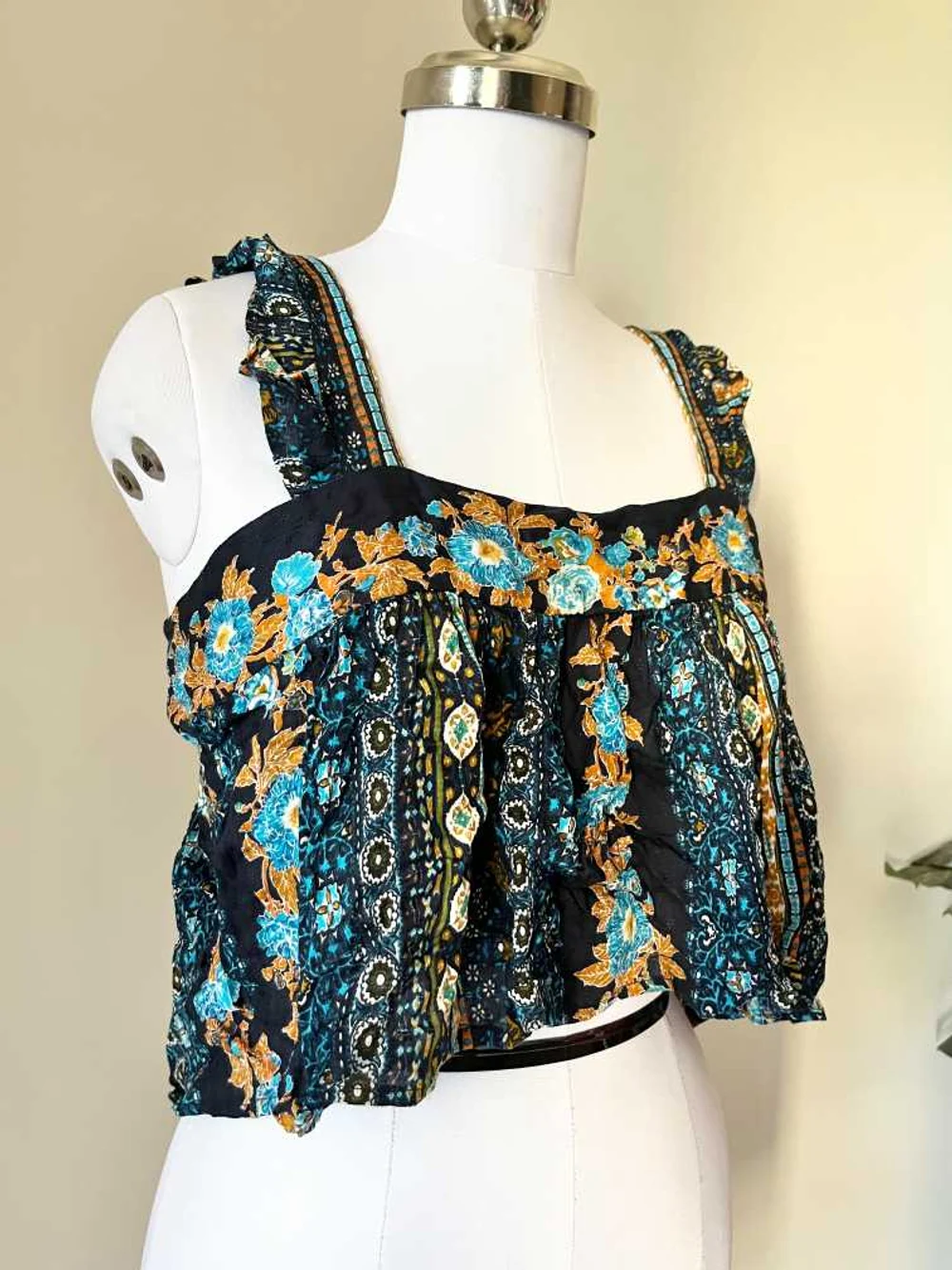 Paisley crop top thumbnail view 6