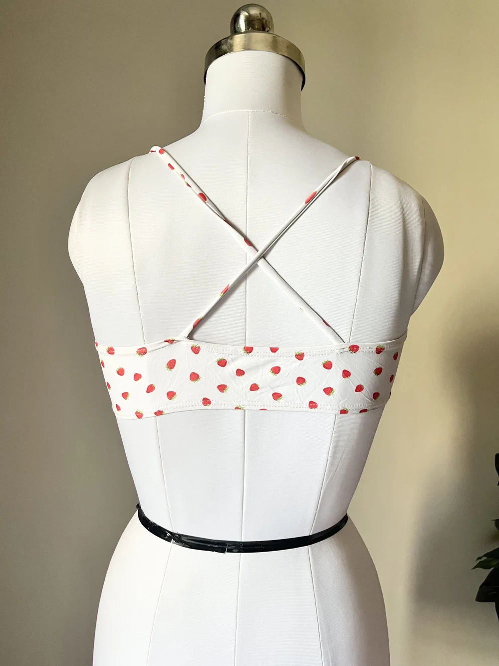 Strawberry print bikini top  thumbnail view 3
