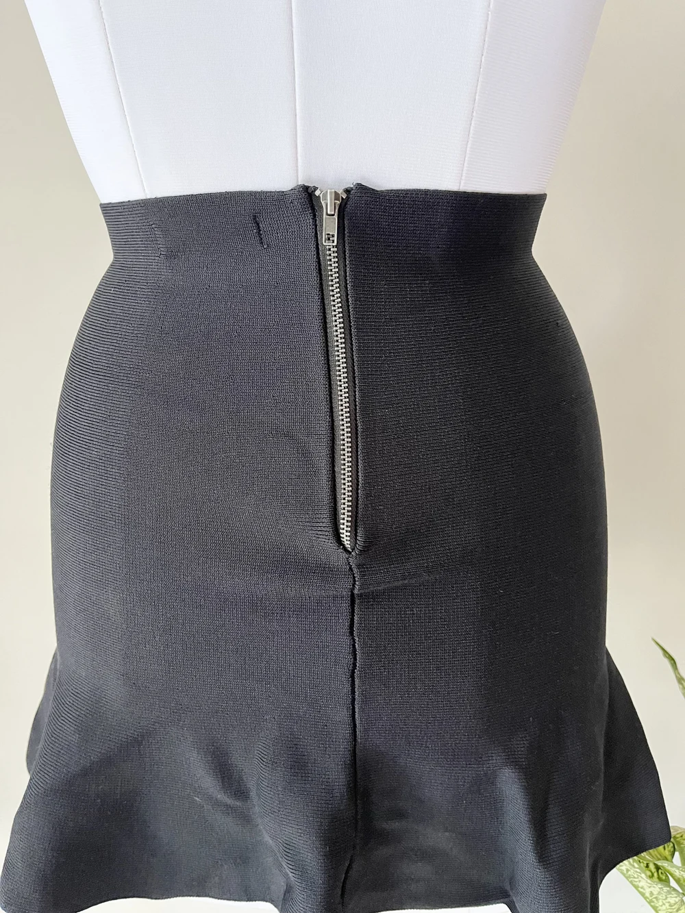 Black flounce skirt  thumbnail view 2
