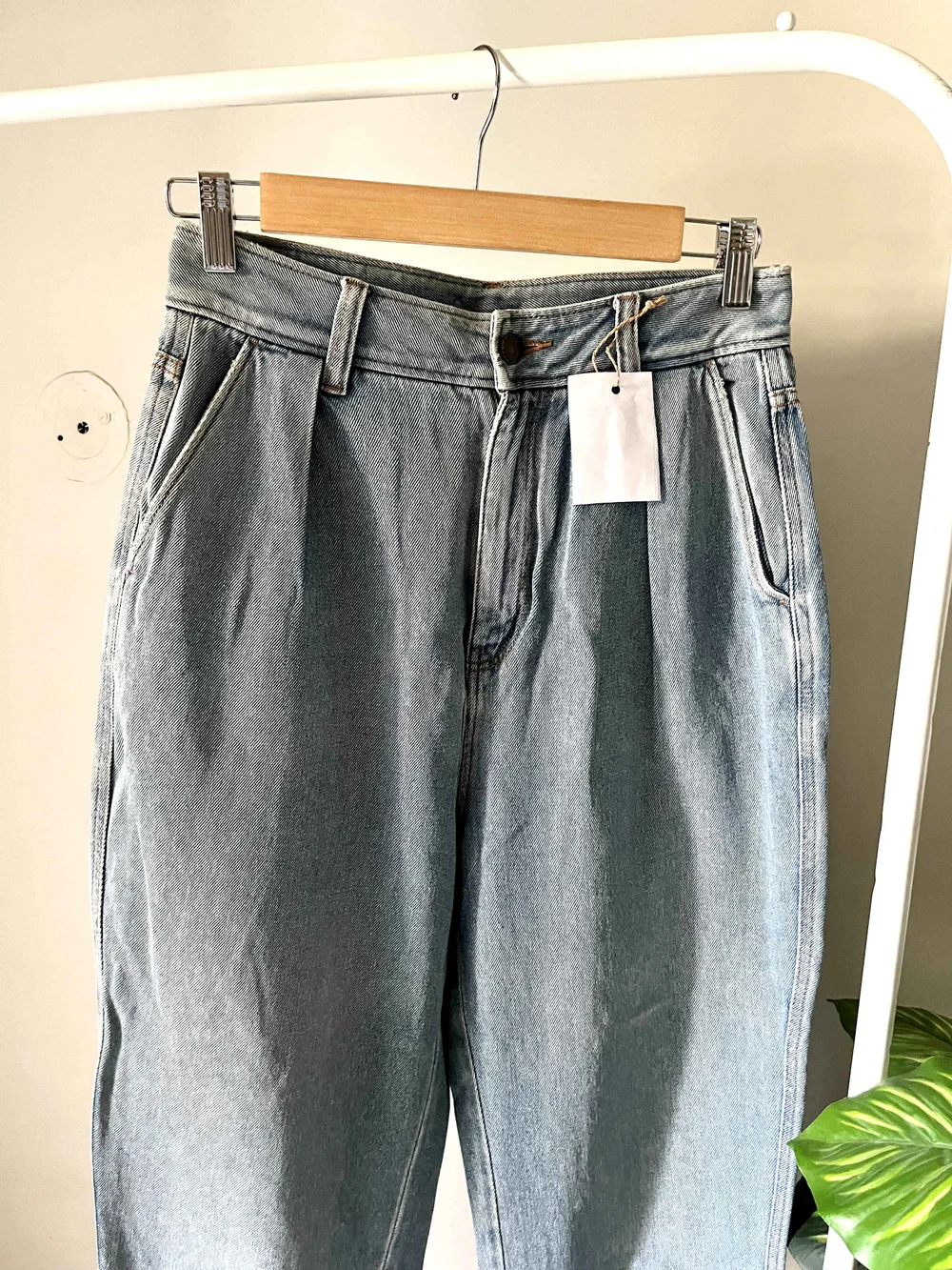 Blue superhighwaist Denim thumbnail view 2
