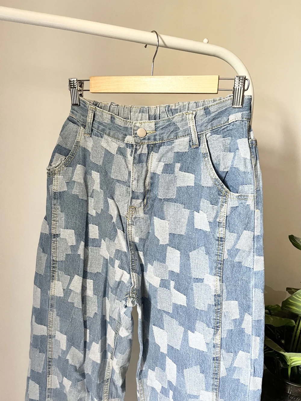 Printed wide-leg Jeans thumbnail view 2