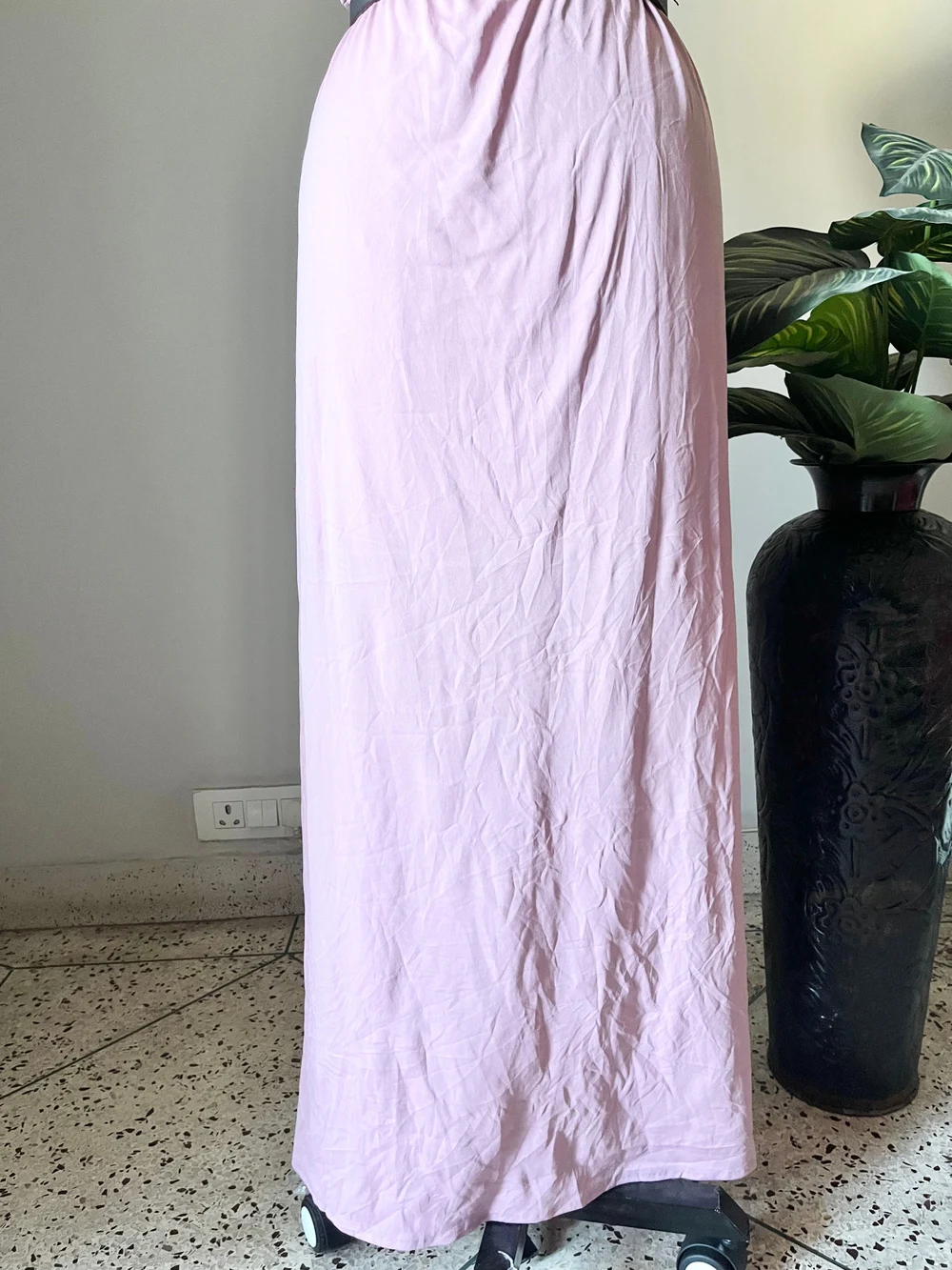 Pink maxi dress thumbnail view 4