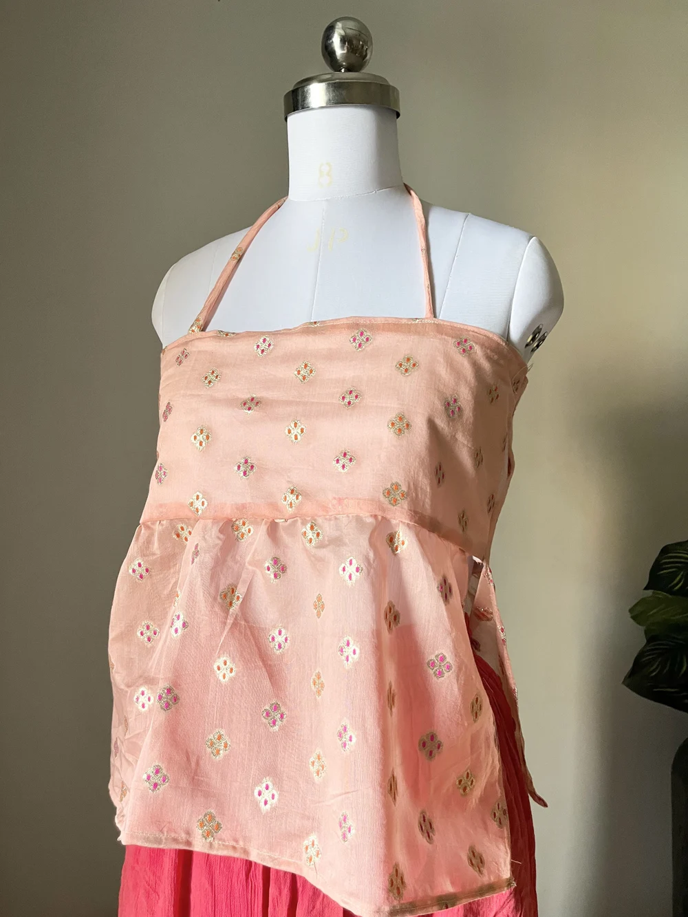 Peach side-cut top  thumbnail view 2