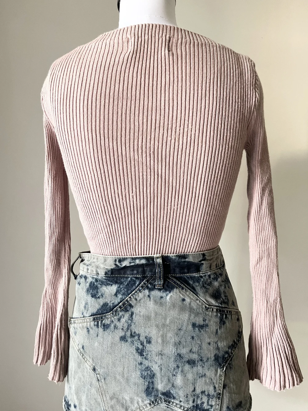 Pink bell sleeves top  thumbnail view 4