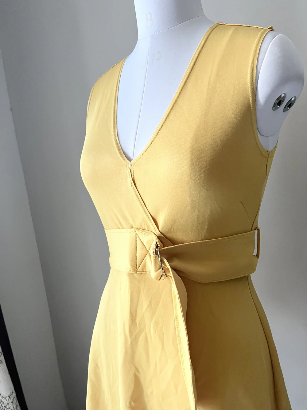 Yellow skater dress  thumbnail view 4