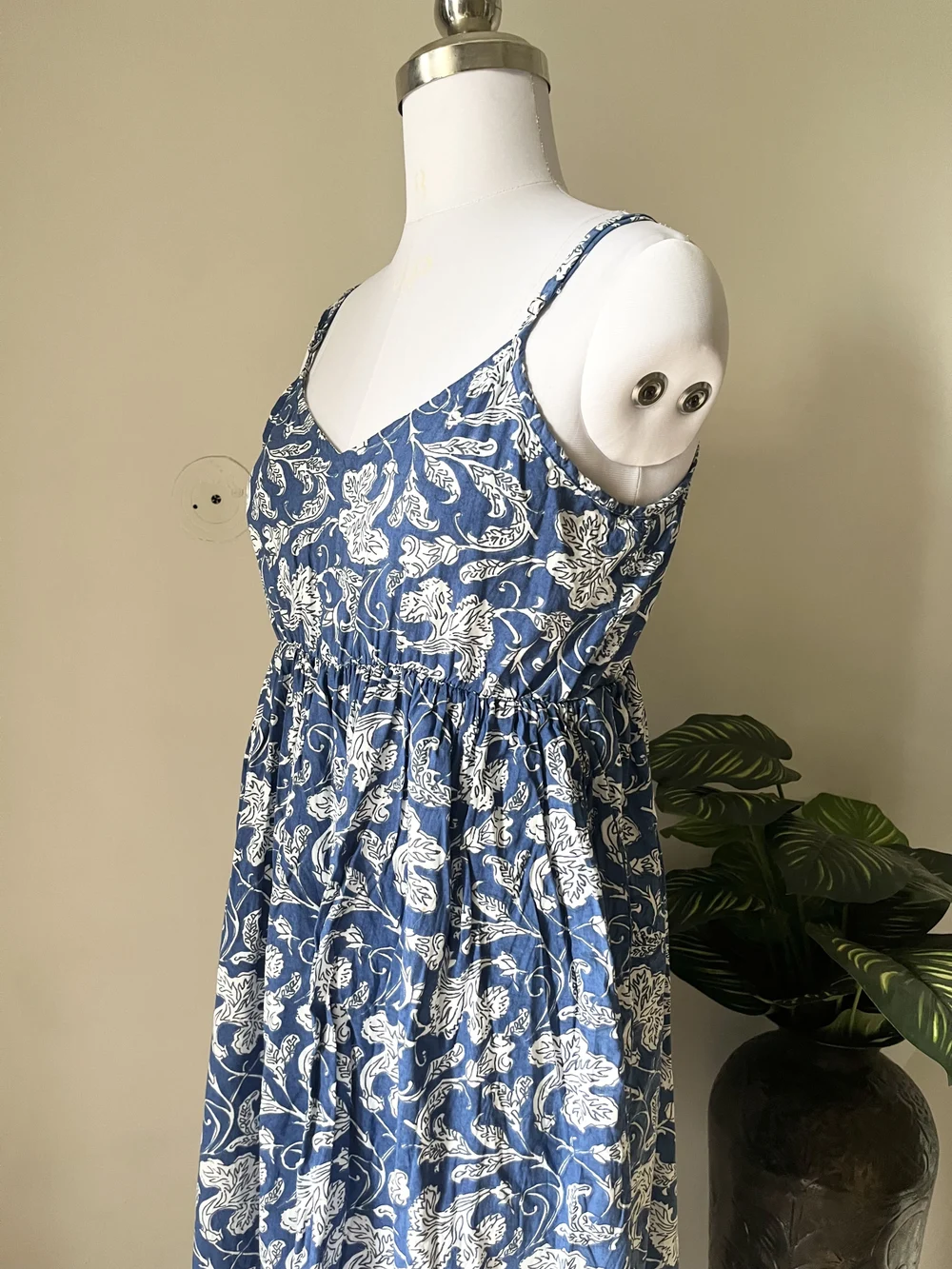 Paisley print strap dress thumbnail view 3